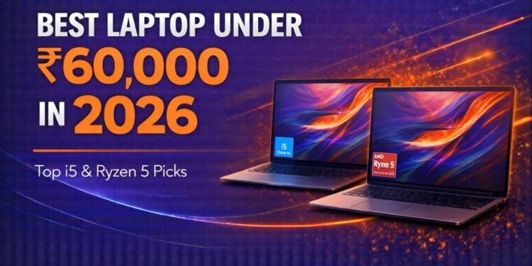 Best Laptop Under ₹60,000 in 2026 – Top i5 & Ryzen 5 Picks