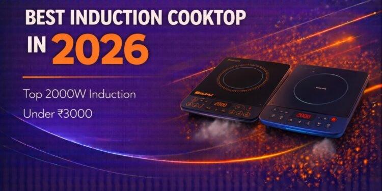 Best Induction Cooktop in 2026 – Top 2000W Induction Under ₹3000